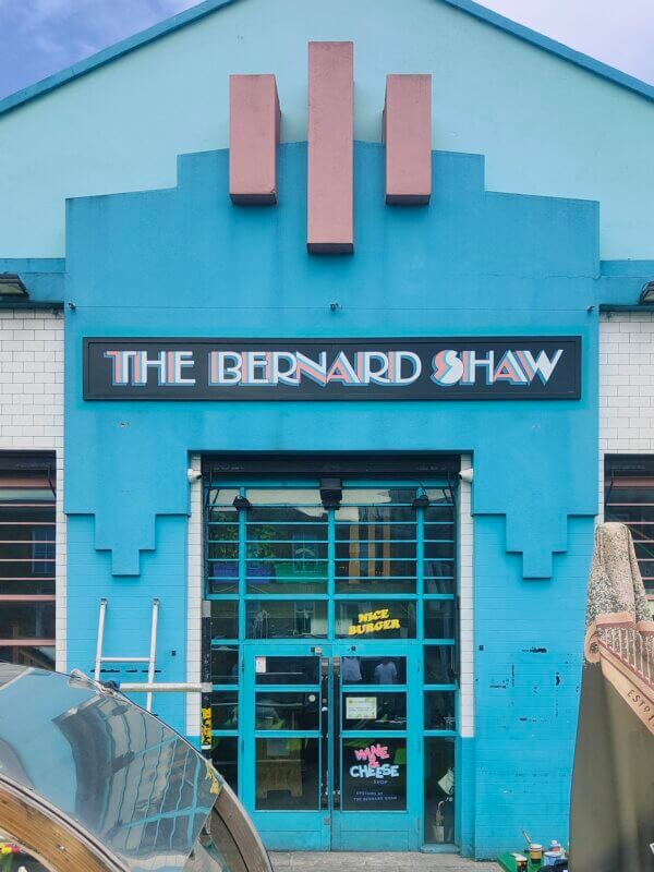 Bernard Shaw Handpainted Sign