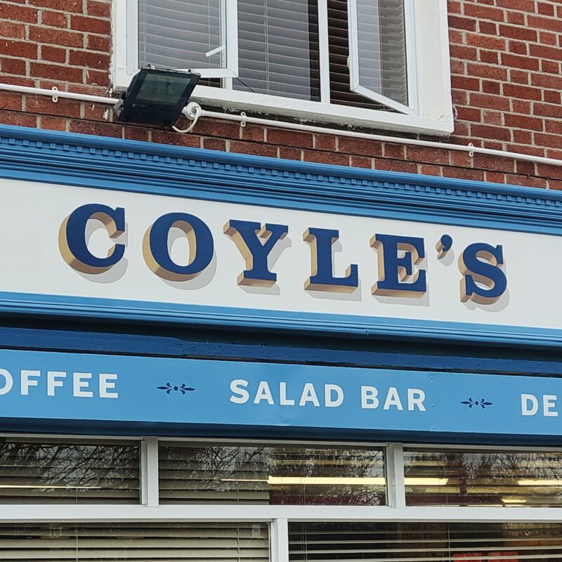 Coyle's Shopfront Sign