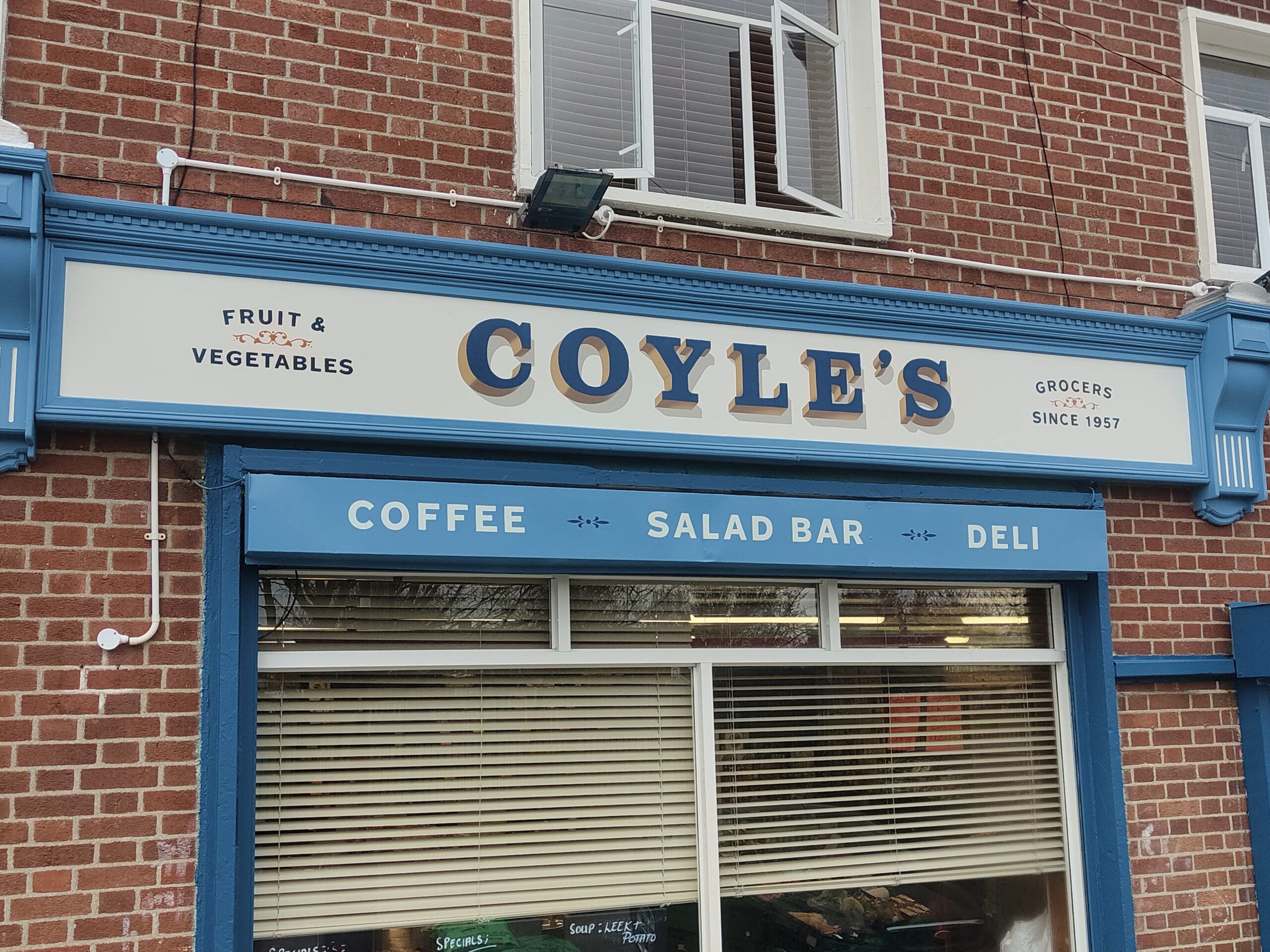 Coyle's Shopfront Sign