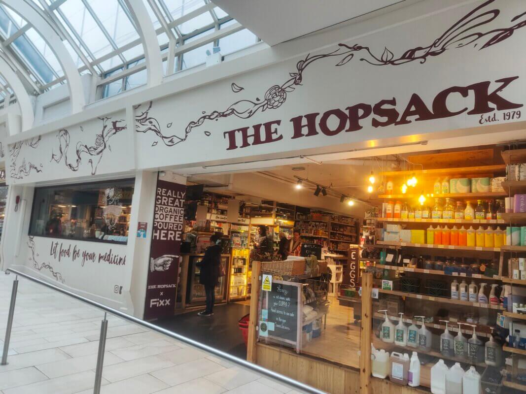 The Hopsack Shopfront Sign