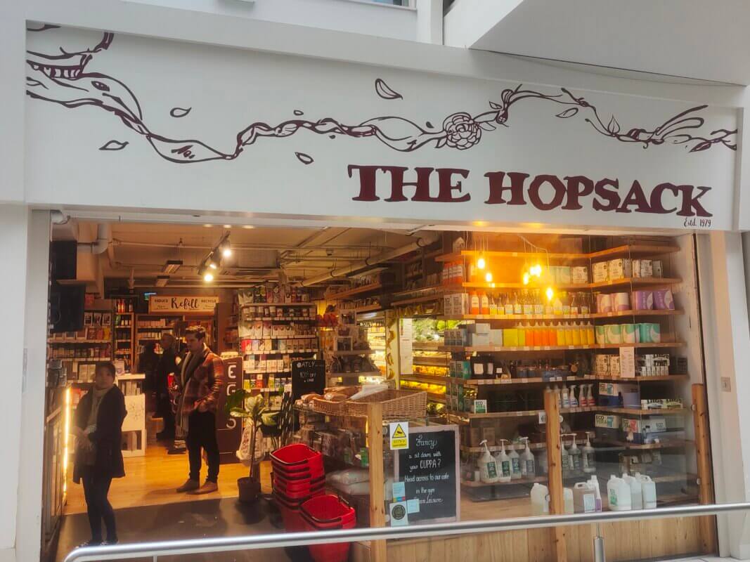 The Hopsack Shopfront Sign