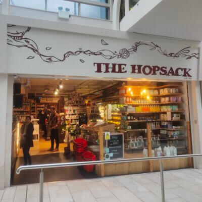 The Hopsack Shopfront Sign